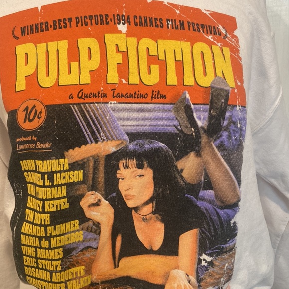 Pulp Fiction Movie Poster Crewneck Sweatshirt - Picture 2 of 4